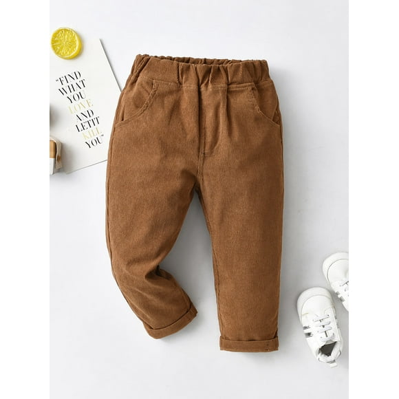 Sweatwater Boys Winter Corduroy Relaxed-Fit Solid Harem Pants Trousers 